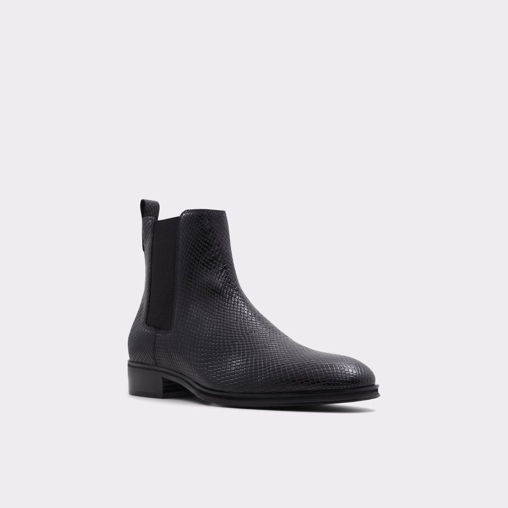 Black Snake Aldo Druven Chelsea boot | 743295-JBK