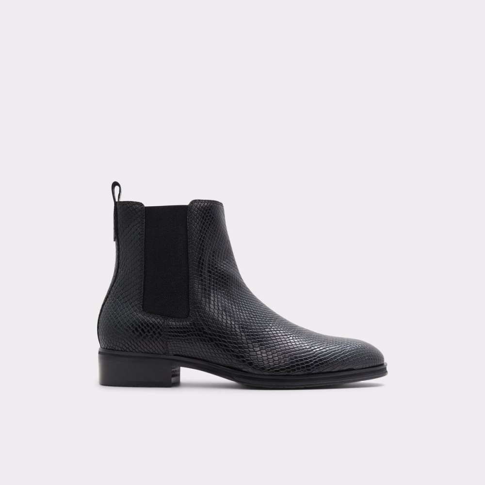 Black Snake Aldo Druven Chelsea boot | 743295-JBK