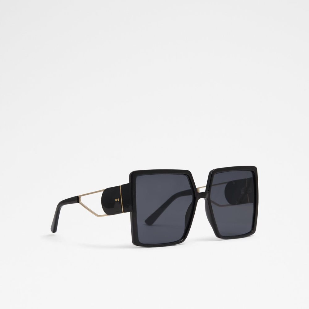 Black / Gold Aldo Annerelia Sunglasses | 907451-ZMN