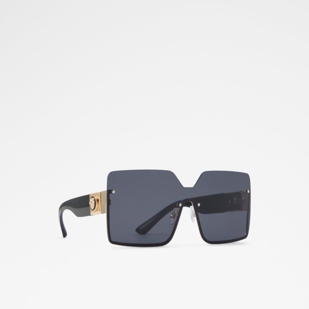 Black / Gold Aldo Devanandra Square sunglasses | 789214-OVQ