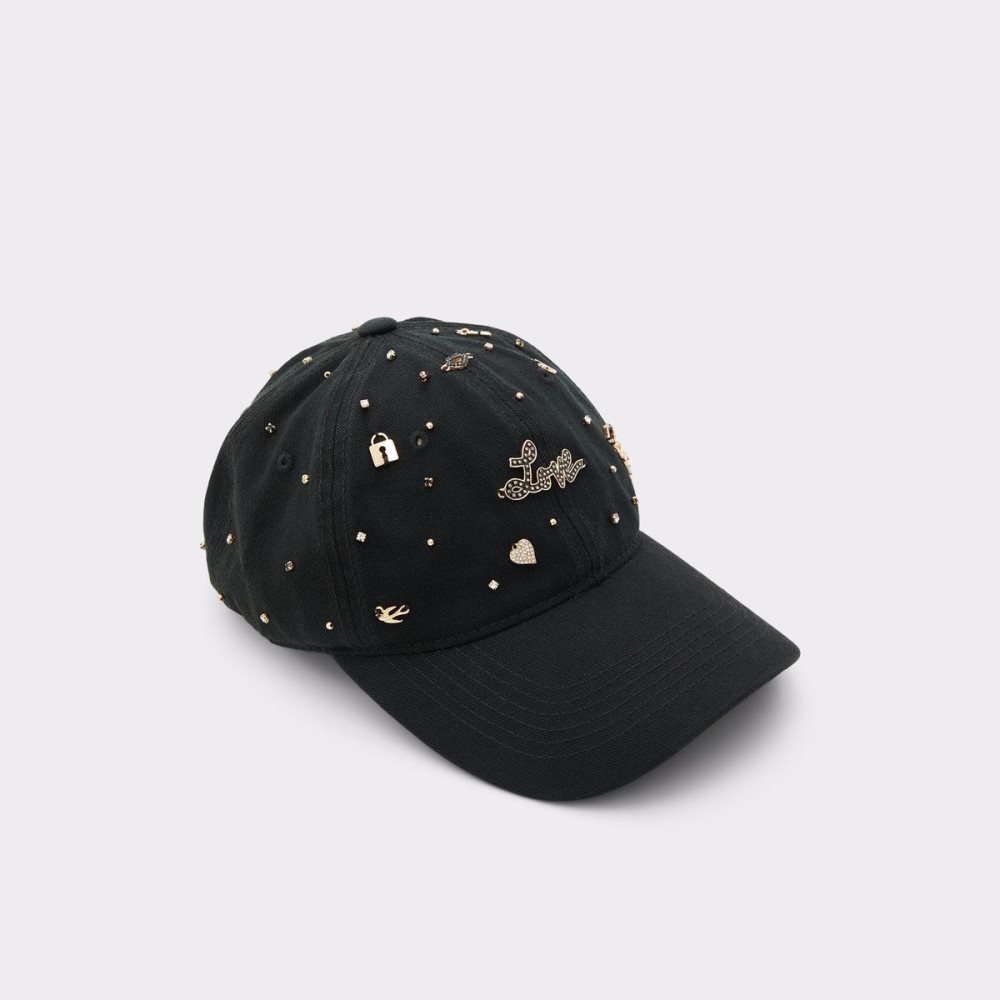 Black / Gold Aldo Lovecap Hat | 294083-PMD