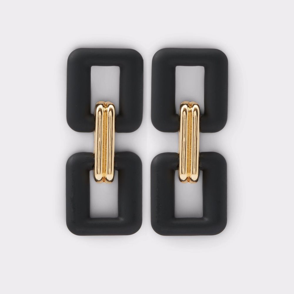 Black / Gold Aldo Nalah earrings | 273461-JOV