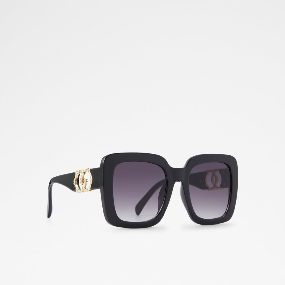 Black / Gold Aldo Thalin Sunglasses | 412589-EUW