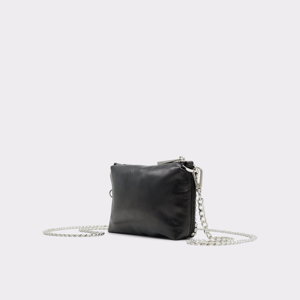 Black / Silver Aldo Precia Crossbody bag | 903416-KMD