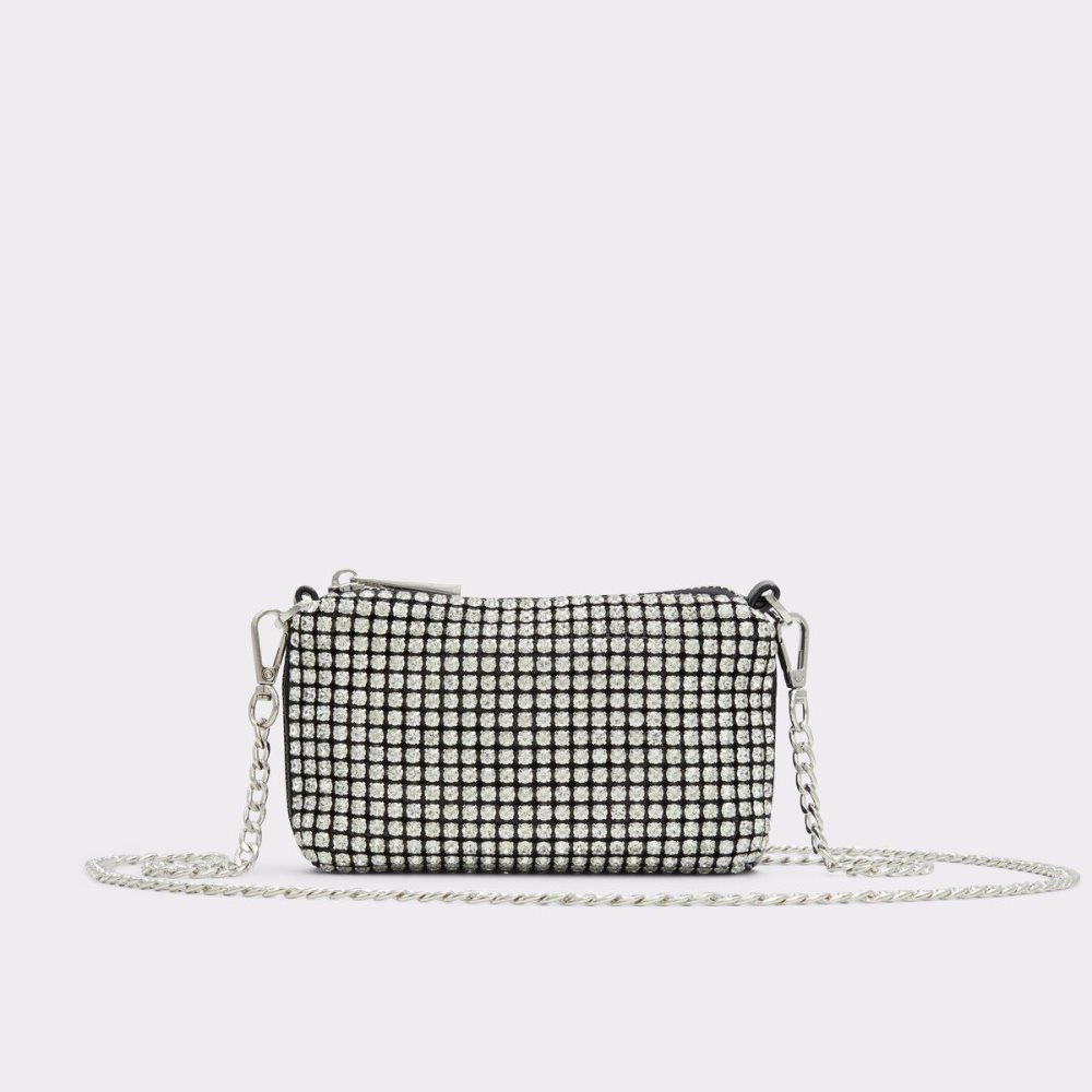 Black / Silver Aldo Precia Crossbody bag | 903416-KMD