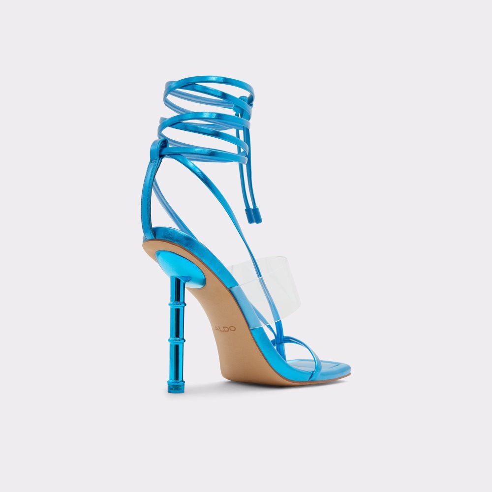 Blue Aldo Elektra Strappy heeled sandal | 638409-JNU