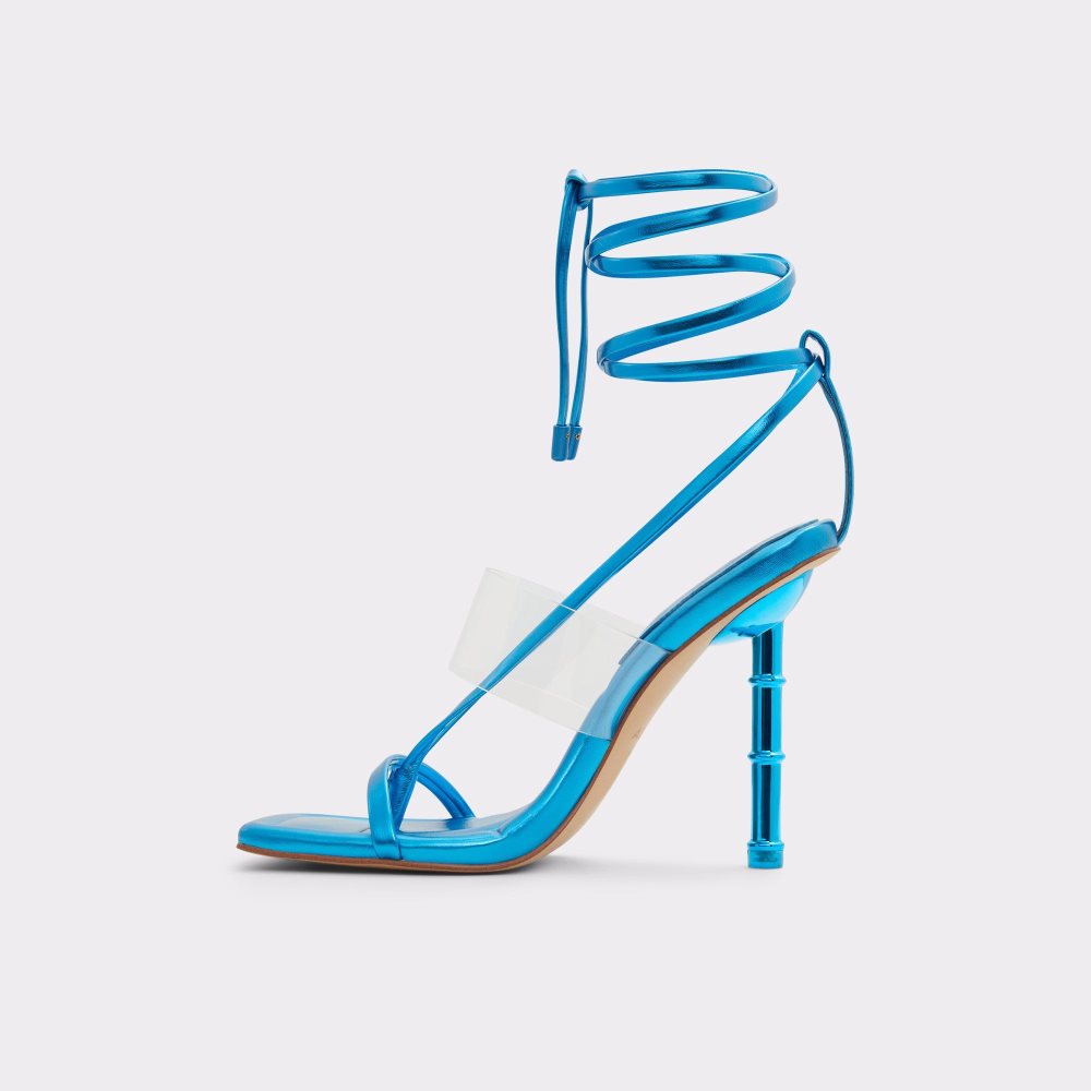 Blue Aldo Elektra Strappy heeled sandal | 638409-JNU