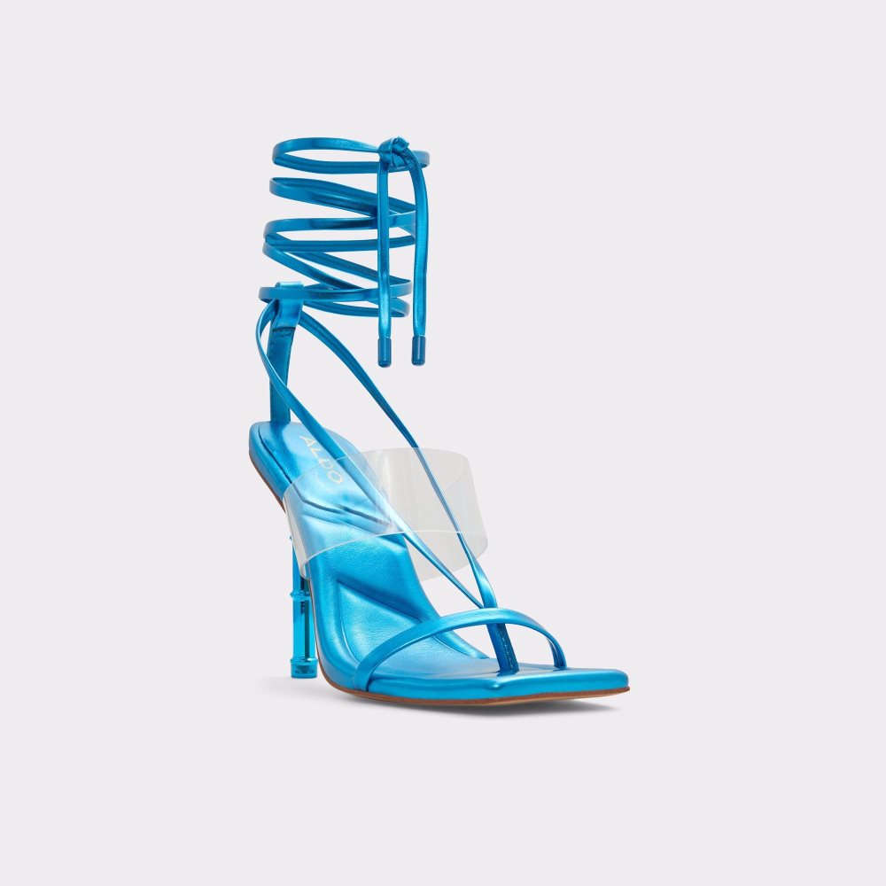 Blue Aldo Elektra Strappy heeled sandal | 638409-JNU