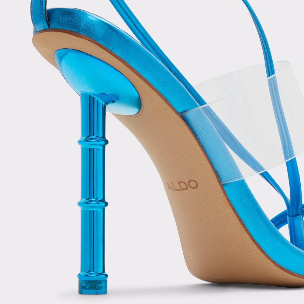 Blue Aldo Elektra Strappy heeled sandal | 638409-JNU