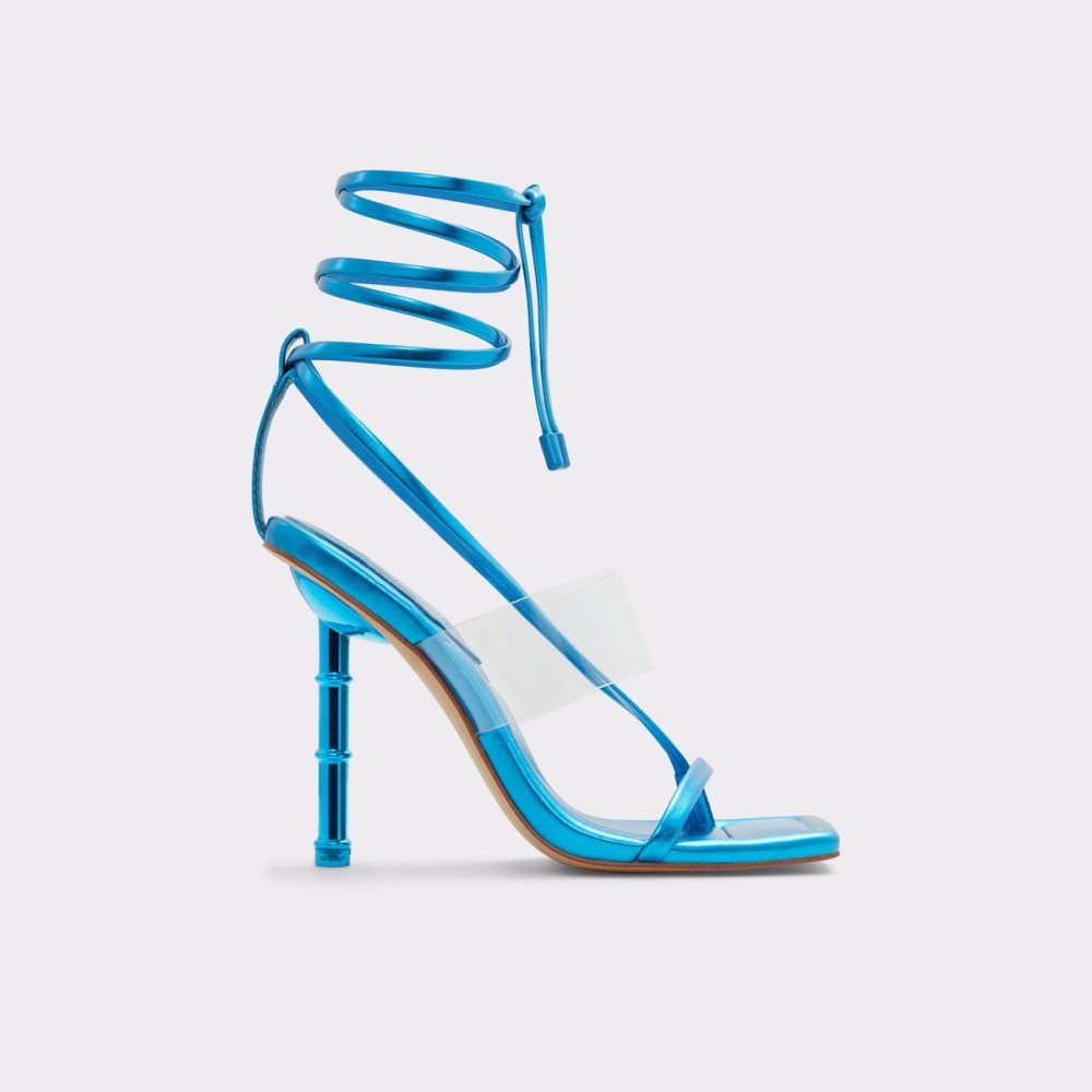 Blue Aldo Elektra Strappy heeled sandal | 638409-JNU