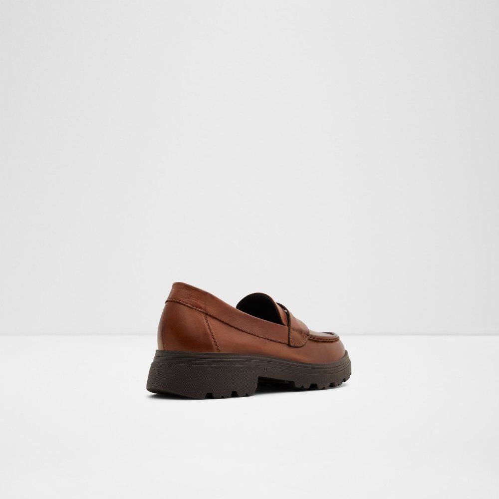 Brown Aldo Biglect Loafer - Lug sole | 627439-SGT