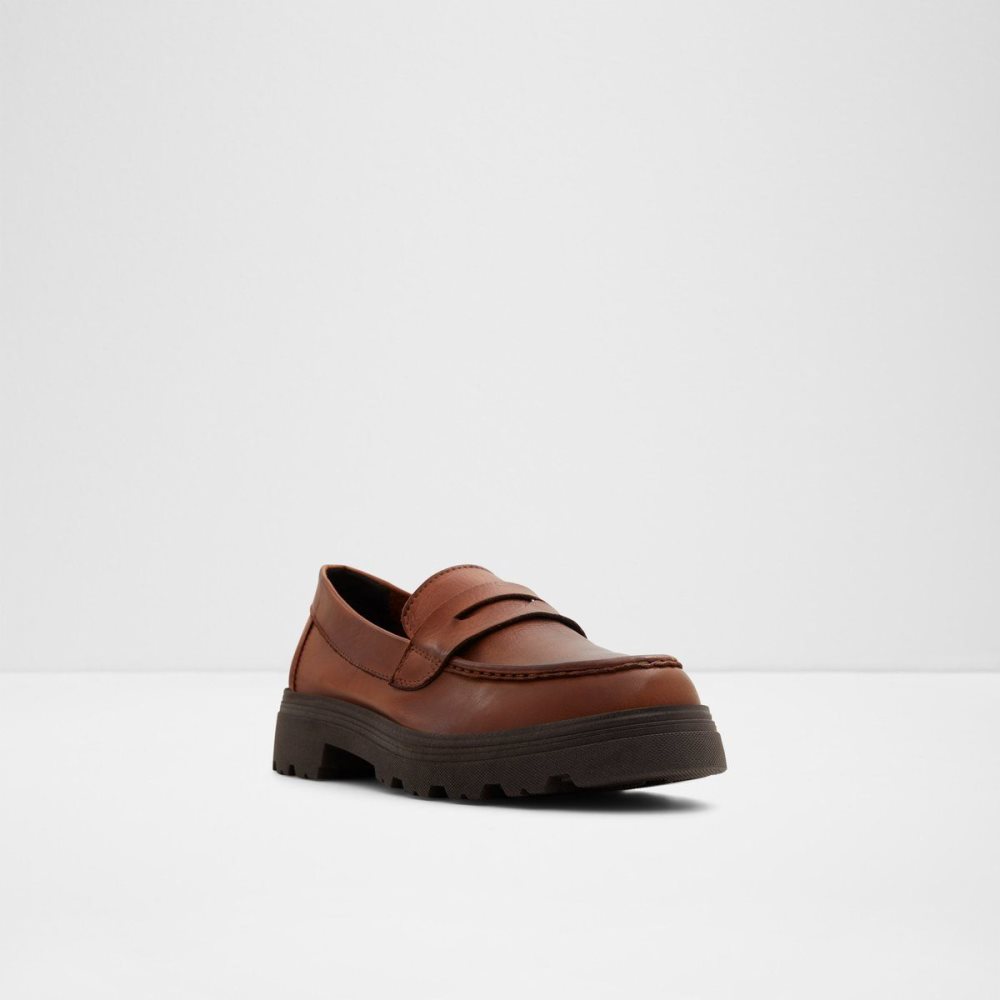 Brown Aldo Biglect Loafer - Lug sole | 627439-SGT