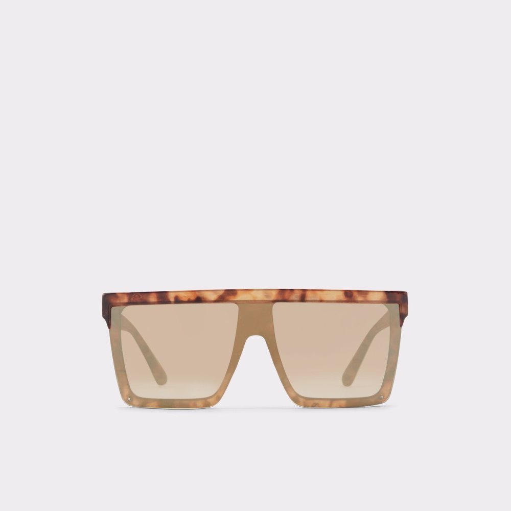 Brown Aldo Brightside Shield sunglasses | 328945-XGO