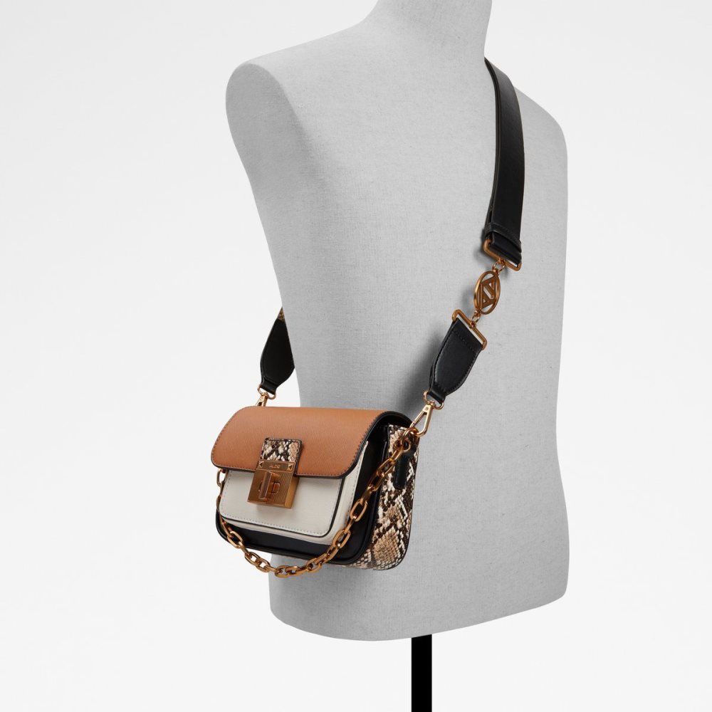 Brown Aldo Celestica Crossbody bag | 194208-BAD