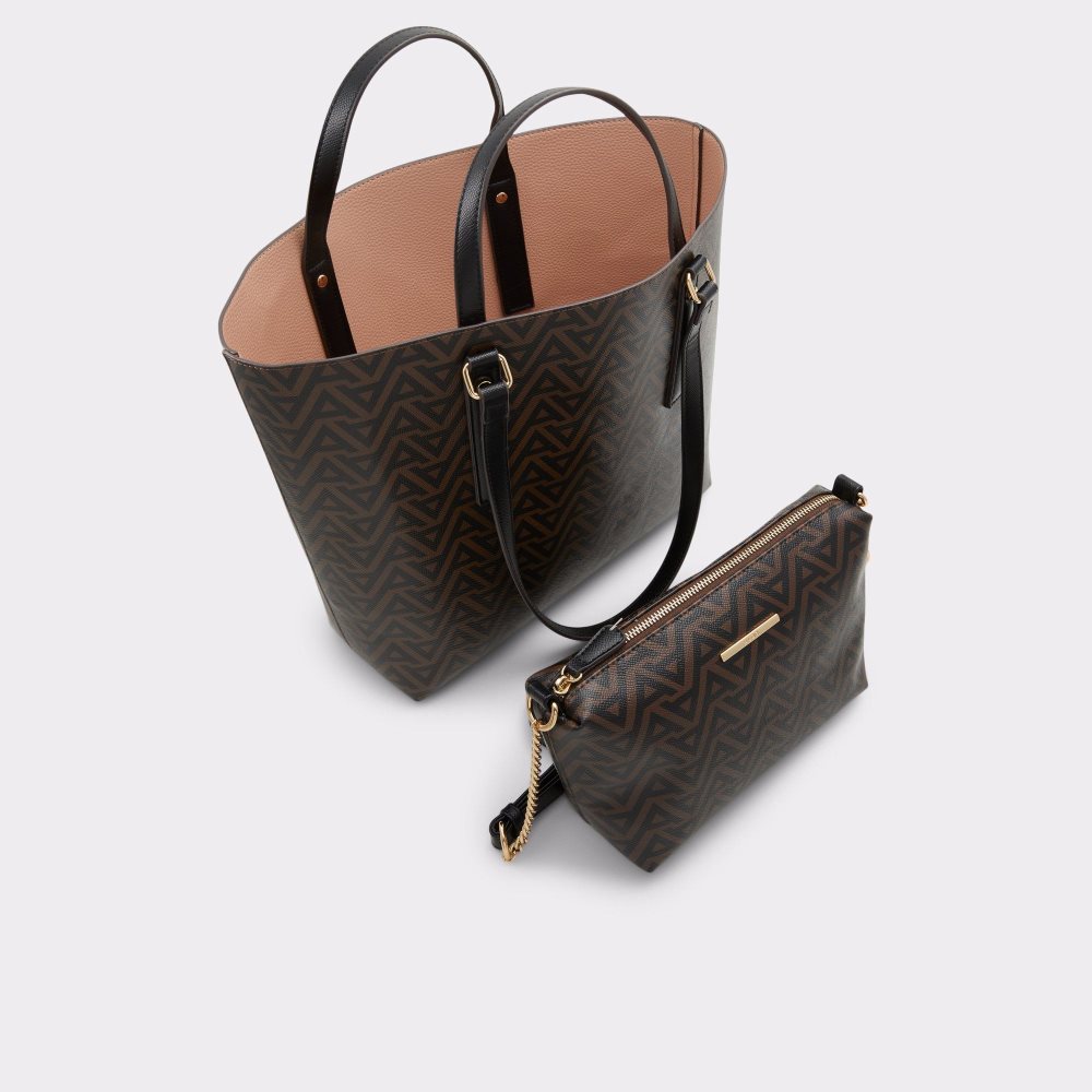 Brown Aldo Cibriannx Tote bag | 892356-UOZ