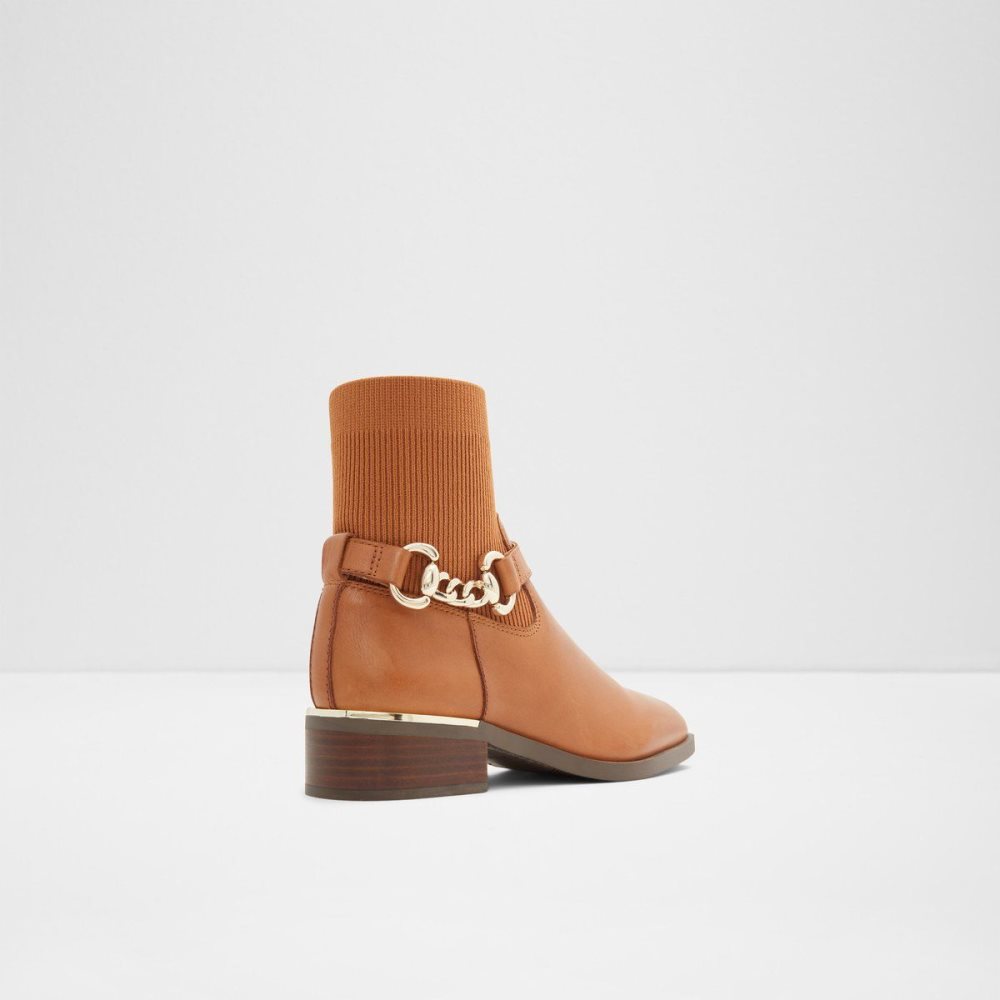 Brown Aldo Franina Chelsea boot | 105836-YMQ