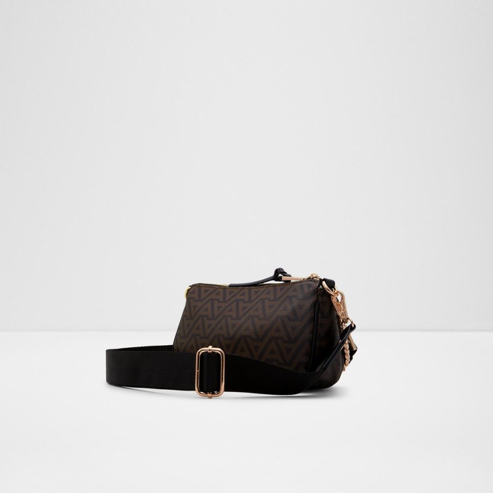 Brown Aldo Iconistrope Crossbody bag | 108942-GSY