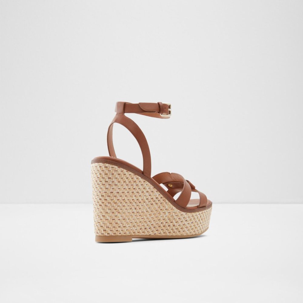 Brown Aldo Onan Wedge sandal - Wedge heel | 435972-HXM