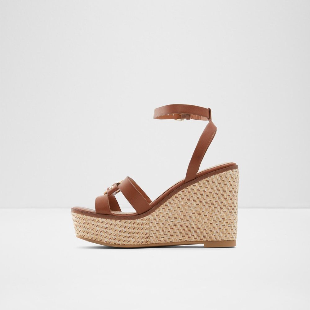 Brown Aldo Onan Wedge sandal - Wedge heel | 435972-HXM