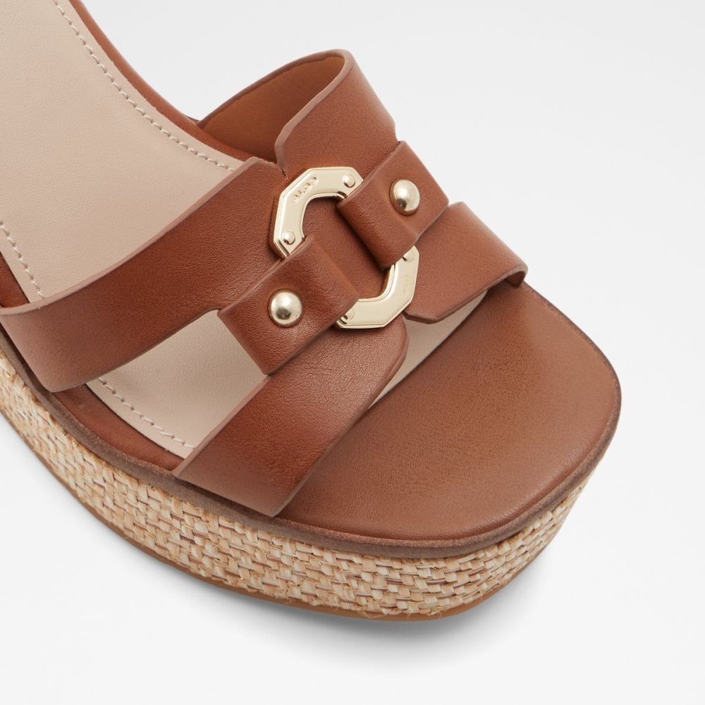 Brown Aldo Onan Wedge sandal - Wedge heel | 435972-HXM