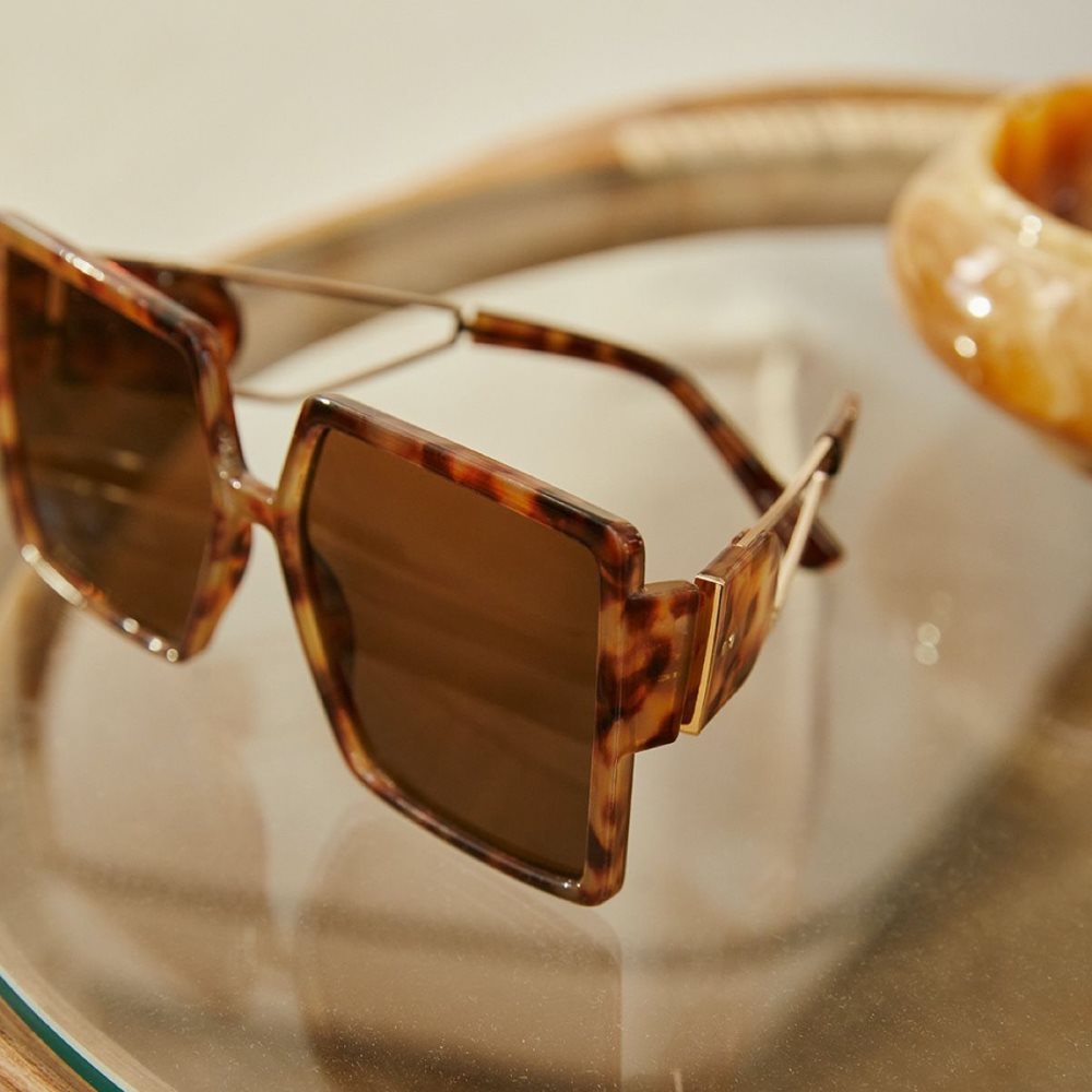 Brown Aldo Ybaledia Square sunglasses | 481095-HKN