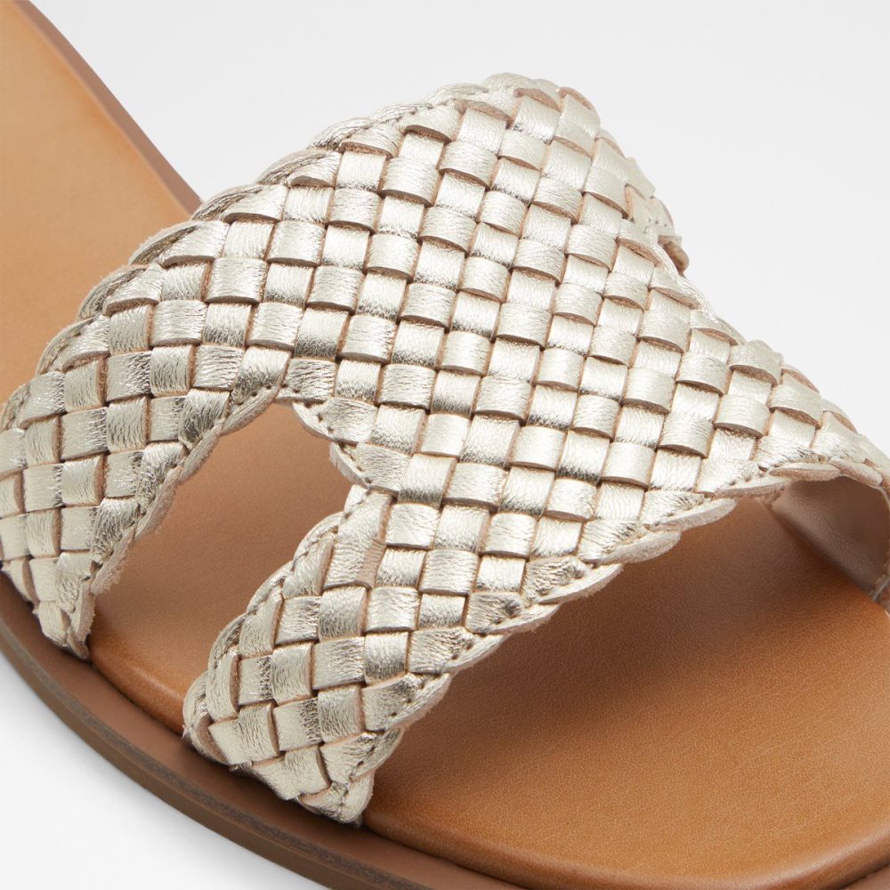 Champagne Aldo Irmaos Slide sandal | 746318-YFH