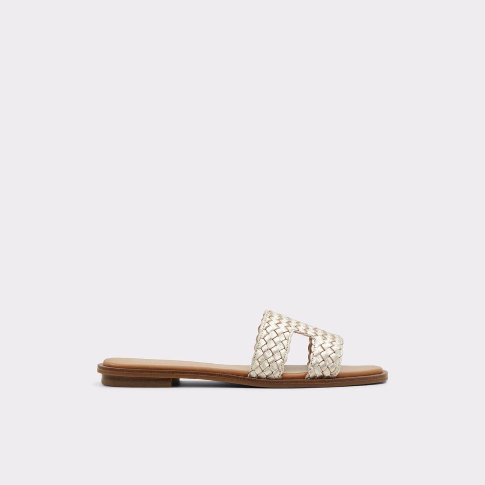 Champagne Aldo Irmaos Slide sandal | 746318-YFH