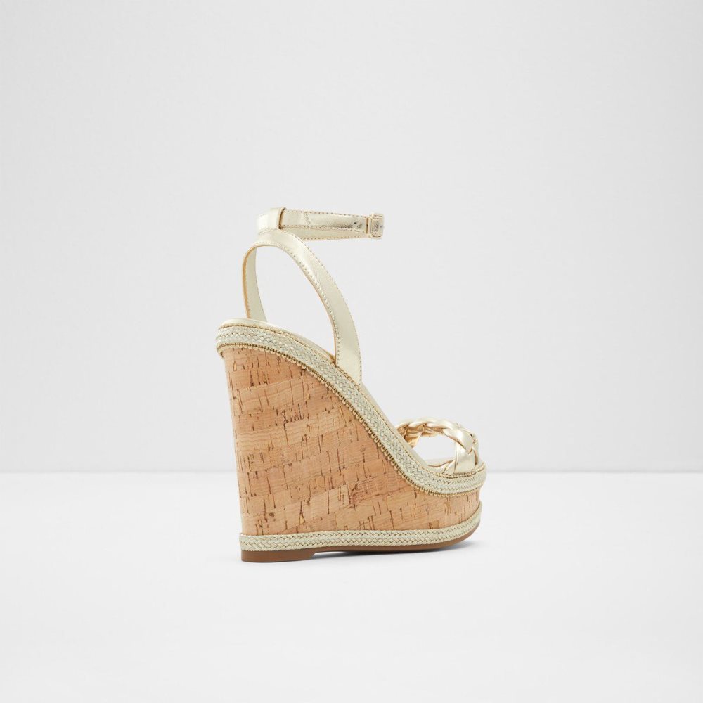 Champagne Aldo Saluth Wedge sandal - Wedge heel | 487306-QIA