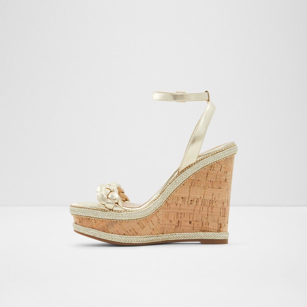 Champagne Aldo Saluth Wedge sandal - Wedge heel | 487306-QIA