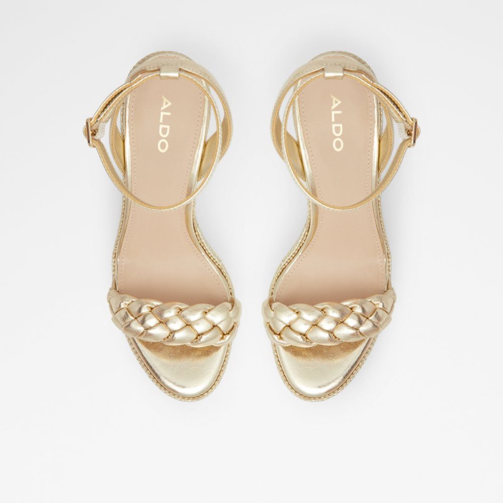 Champagne Aldo Saluth Wedge sandal - Wedge heel | 487306-QIA