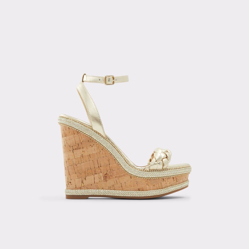 Champagne Aldo Saluth Wedge sandal - Wedge heel | 487306-QIA