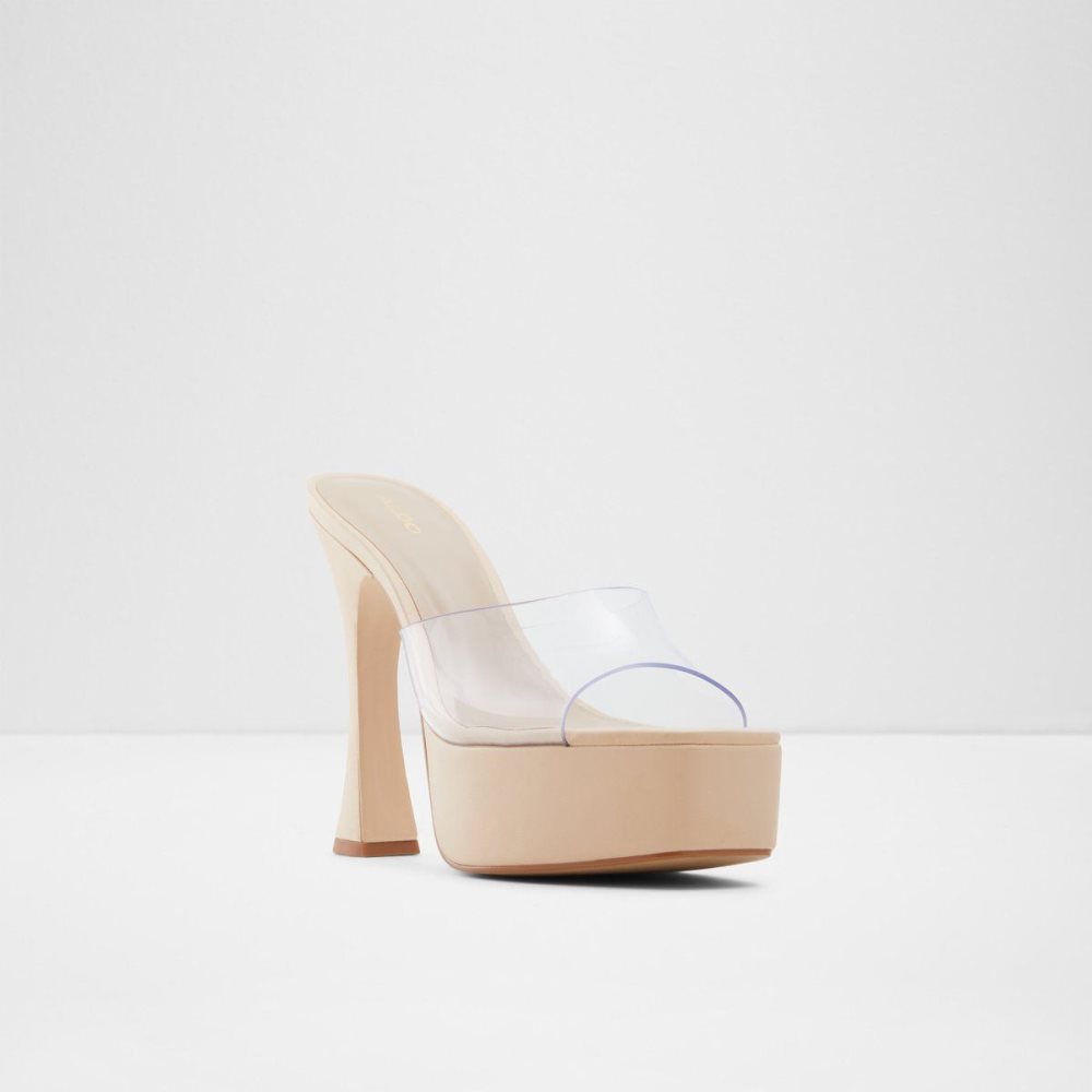 Clear Aldo Faraah High heel sandal - Block heel | 830975-YOH