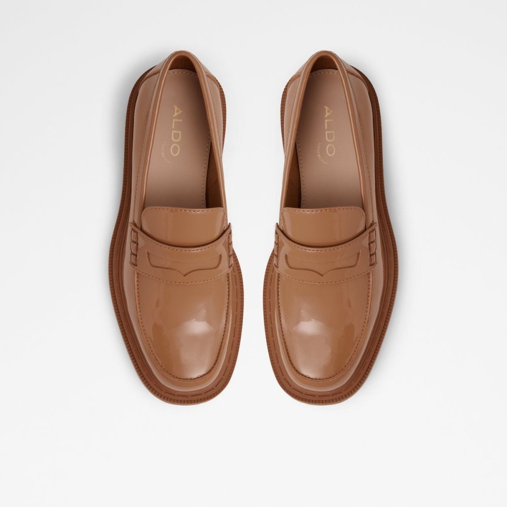 Dark Beige Aldo Bigstrut Loafer - Lug sole | 948607-YEM