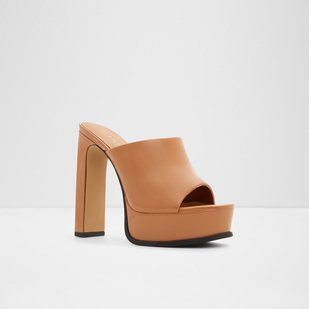 Dark Beige Aldo Savilla Heeled mule - Plateforme | 583927-DNP