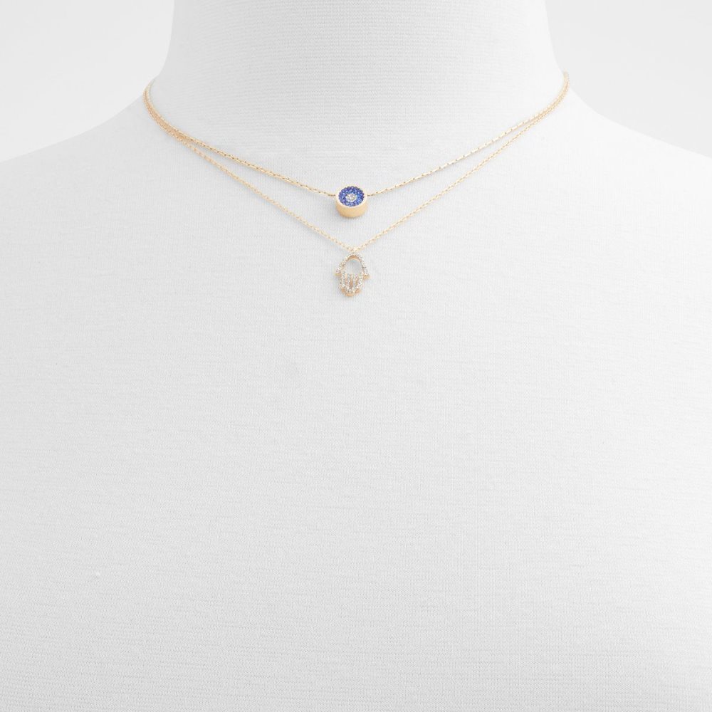 Dark Blue Aldo Qerarith Necklace | 184376-UAE