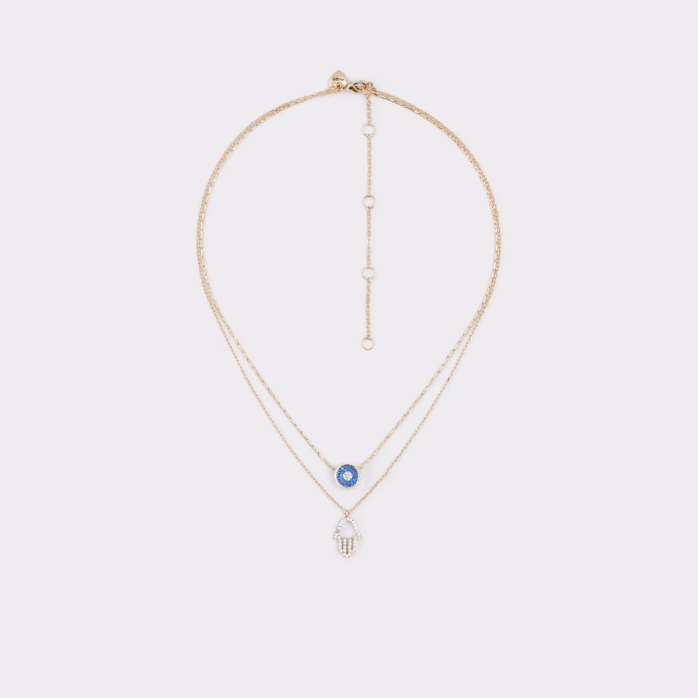 Dark Blue Aldo Qerarith Necklace | 184376-UAE