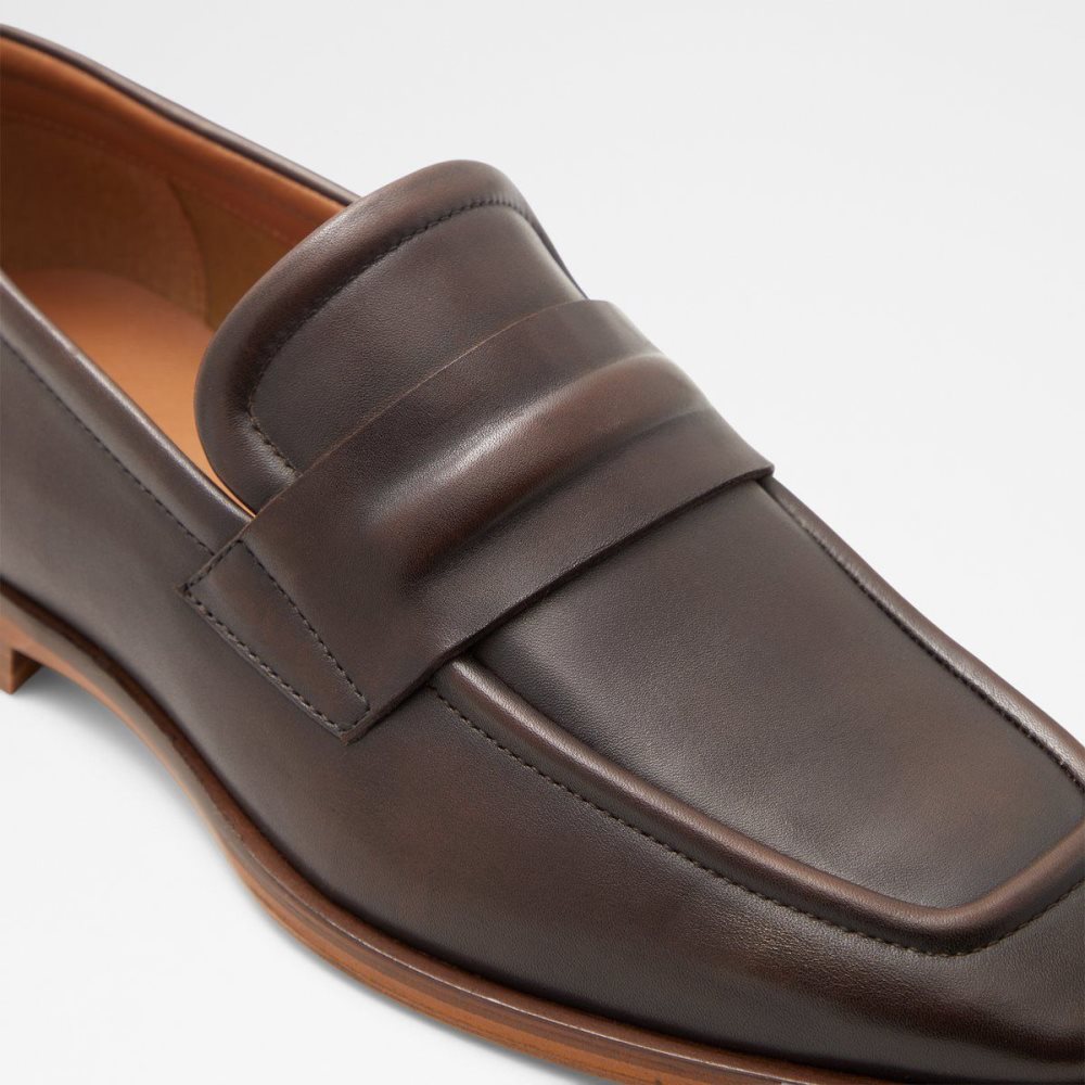 Dark Brown Aldo Bronson Loafer | 254978-ZYL