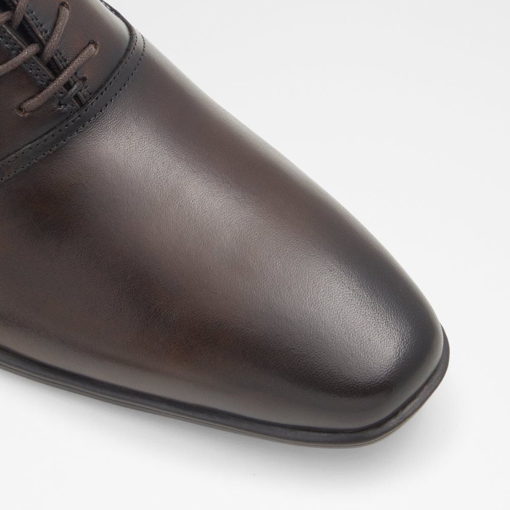 Dark Brown Aldo Nathon Oxford shoe | 690752-MHE