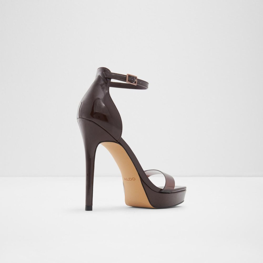 Dark Brown Aldo Scarlett High heel sandal - Stiletto heel | 035149-OYR