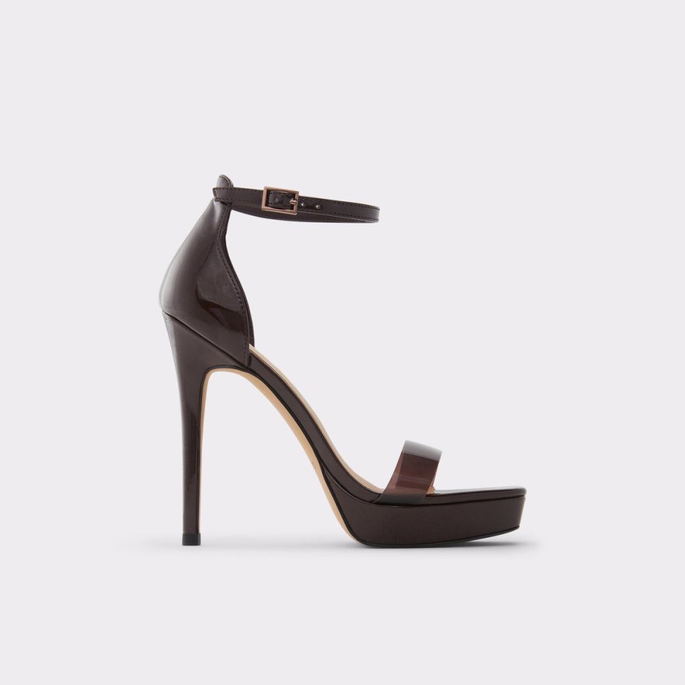 Dark Brown Aldo Scarlett High heel sandal - Stiletto heel | 035149-OYR