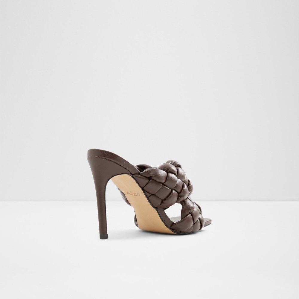 Dark Brown Aldo Tressu High heel sandal - Stiletto heel | 853024-ZBV