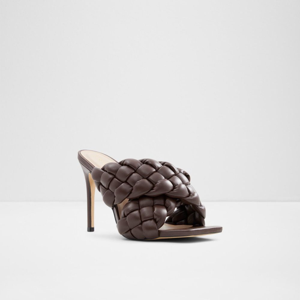 Dark Brown Aldo Tressu High heel sandal - Stiletto heel | 853024-ZBV