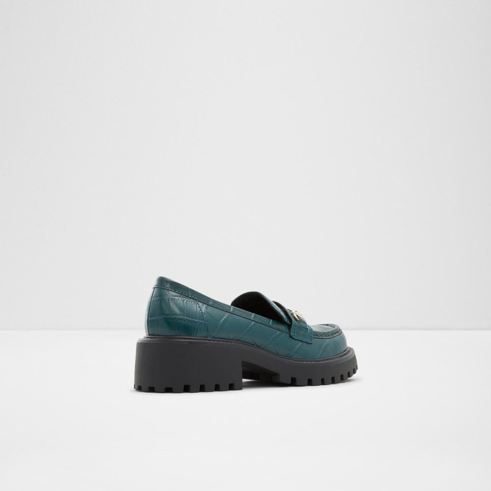 Dark Green Aldo Bigstep Loafer - Lug sole | 261987-CXV