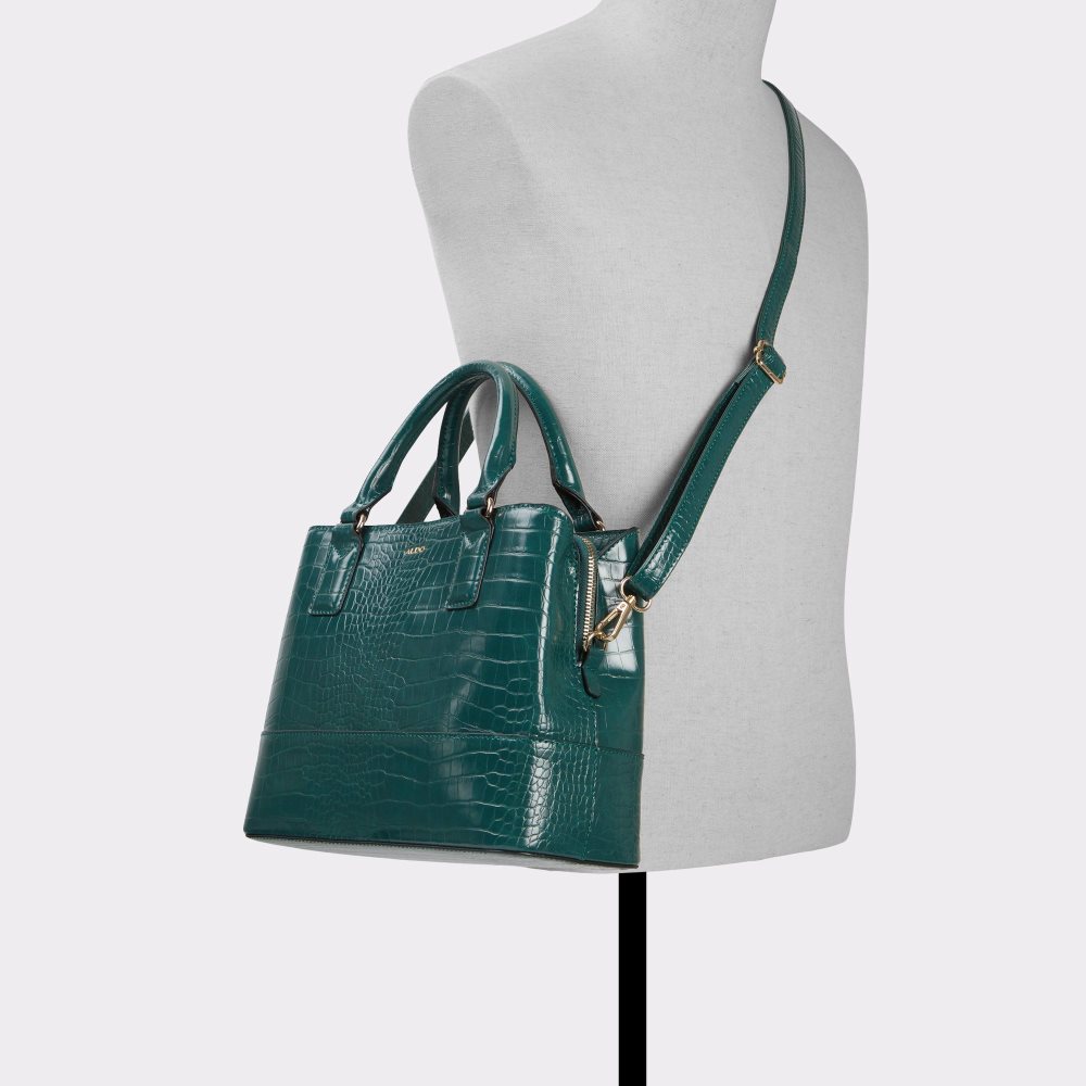 Dark Green Aldo Limiaa Satchel tote bag | 634081-VHC