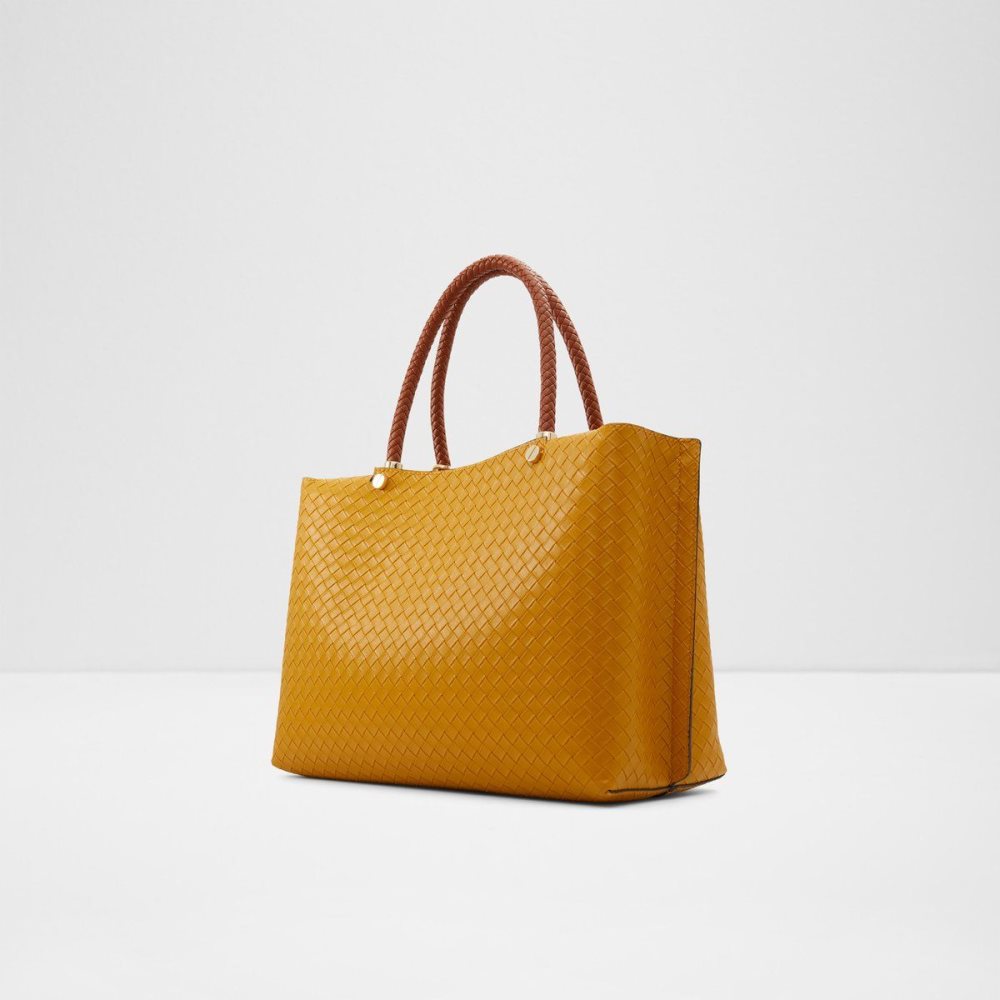 Dark Yellow Aldo Crirathaax Tote bag | 058923-VBI