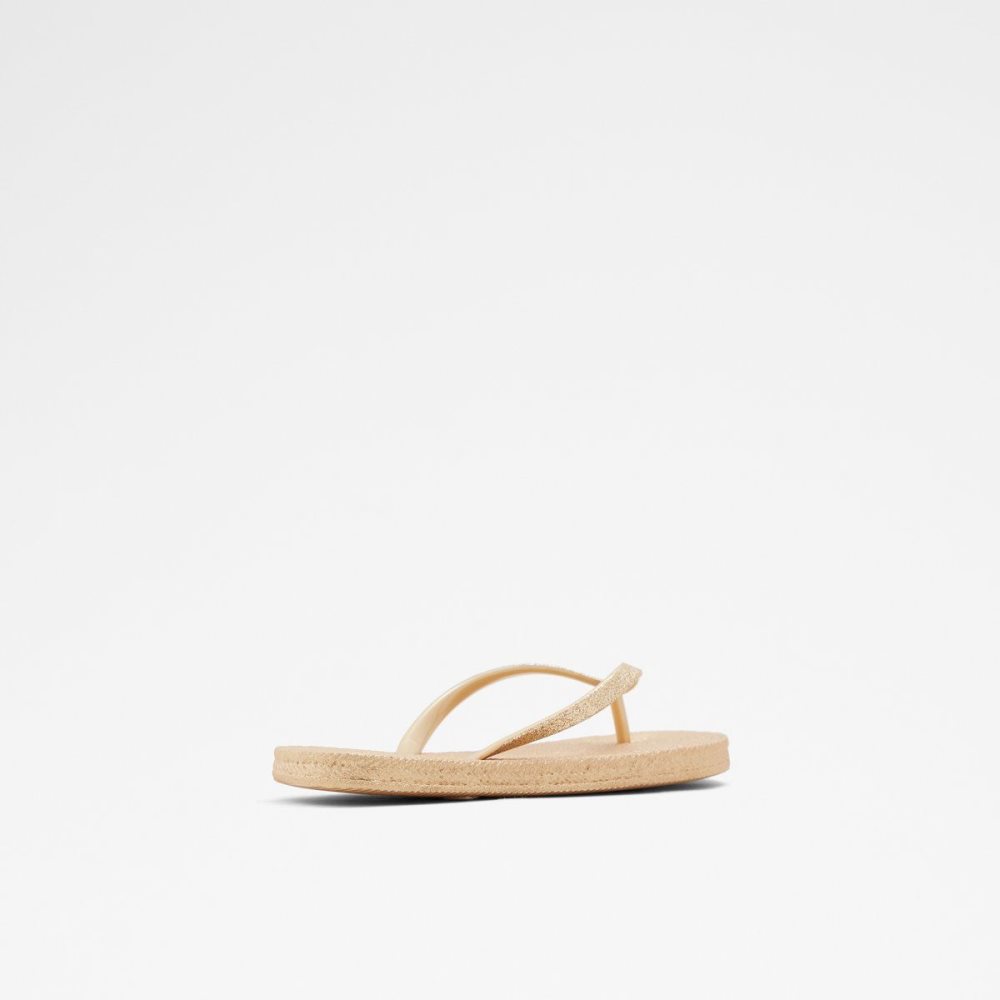 Gold Aldo Aloomba Flat sandal | 590136-EUG