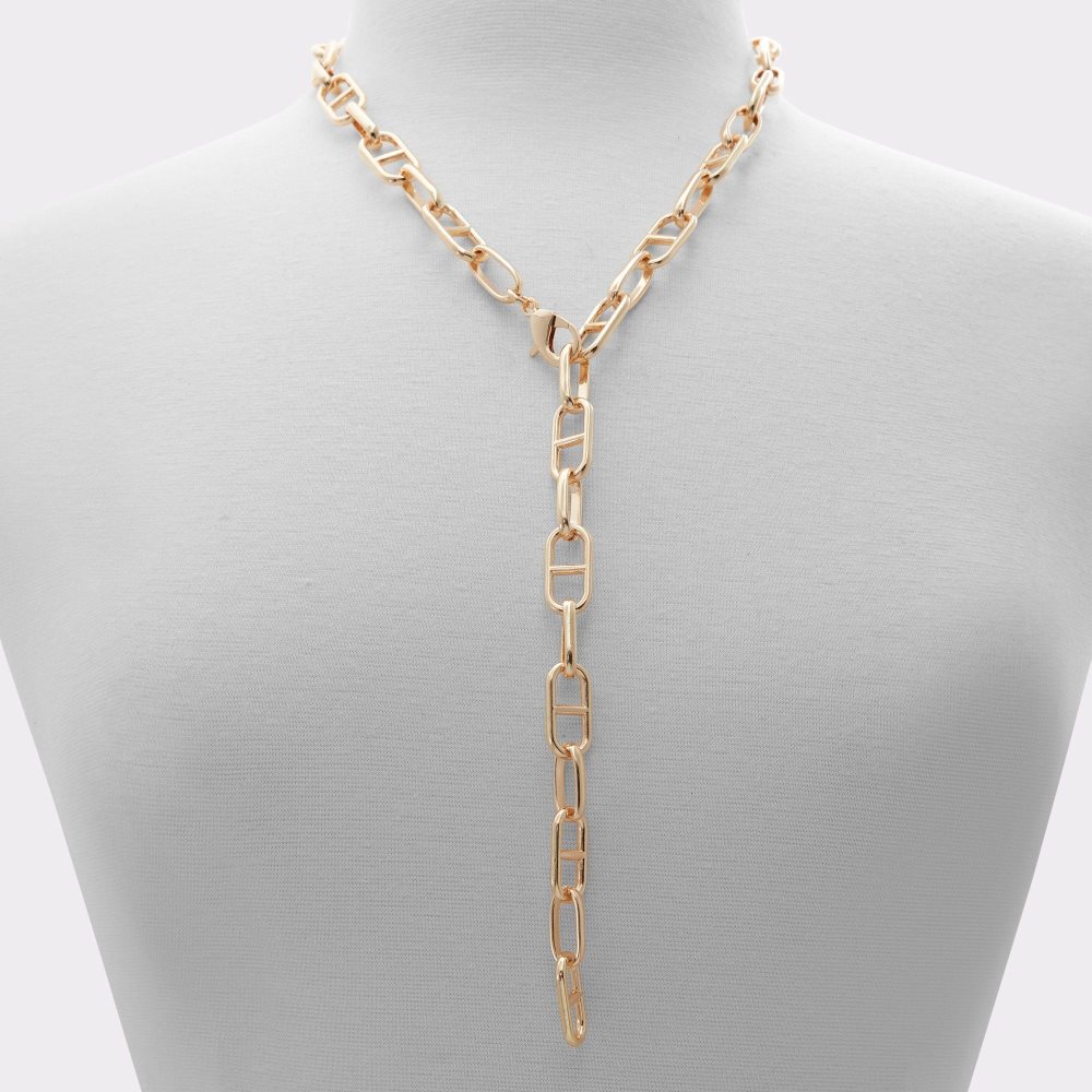 Gold Aldo Ellipse Necklace | 283140-EVL