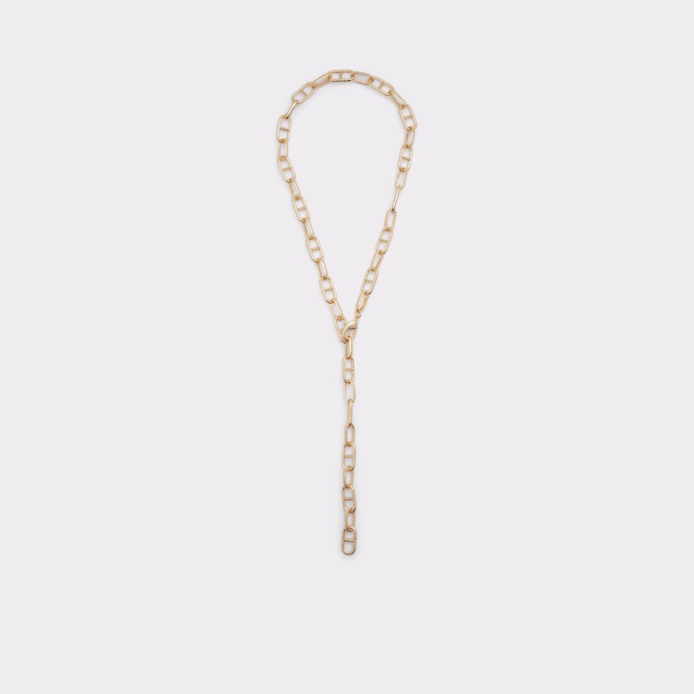 Gold Aldo Ellipse Necklace | 283140-EVL