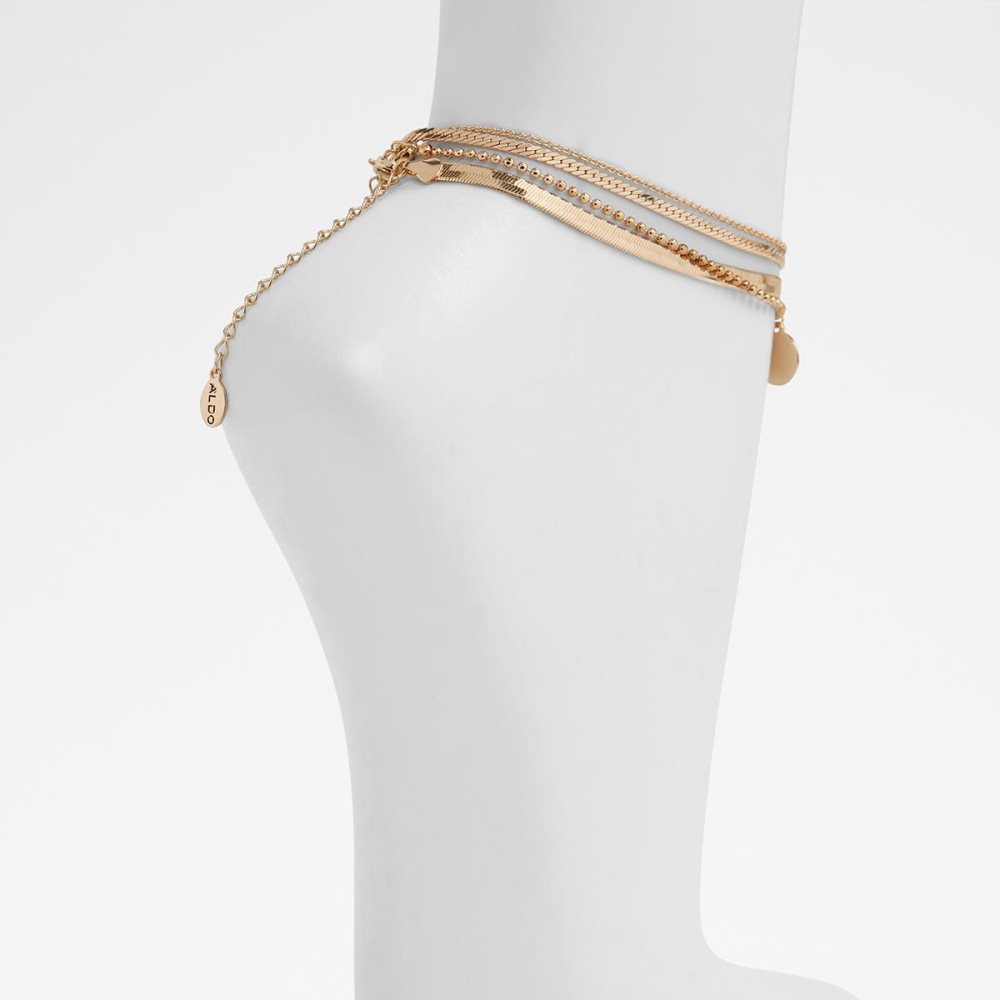 Gold Aldo Frigodda Anklet | 239687-UWL