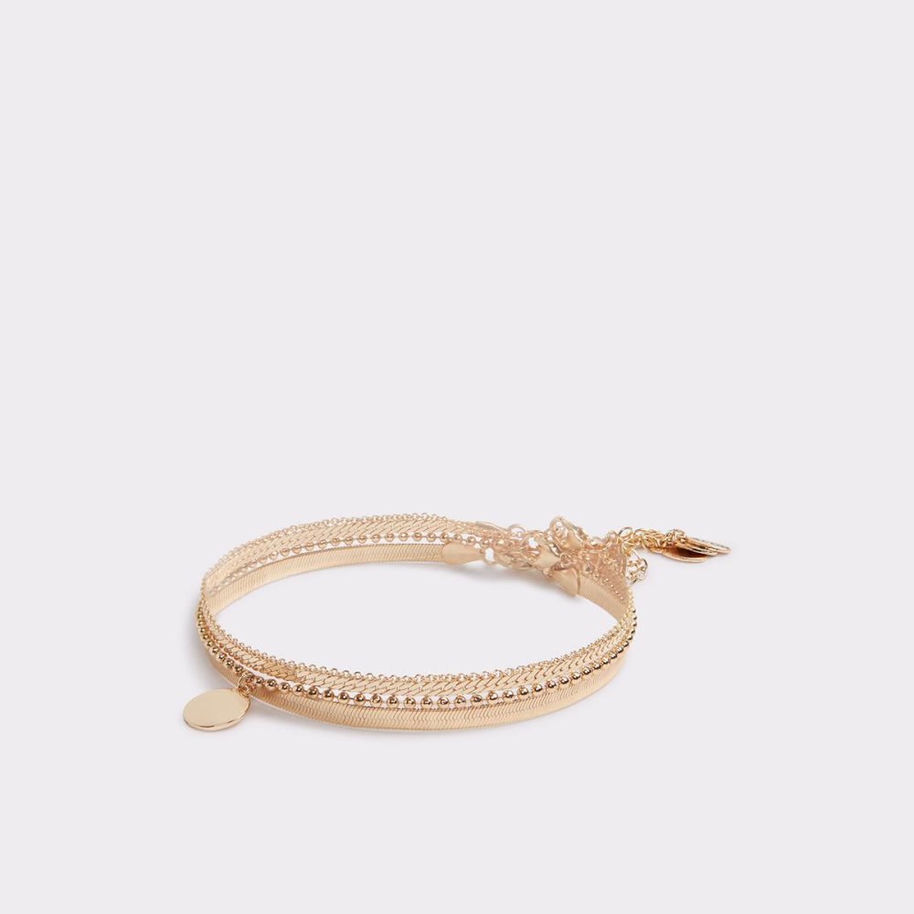 Gold Aldo Frigodda Anklet | 239687-UWL